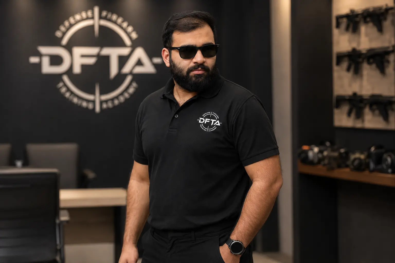 DFTA lead instructor at the academy training facility